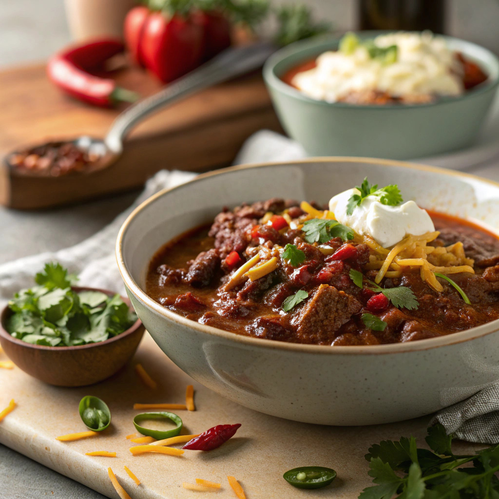 Beef Chili Recipe – Thick, Hearty, and Spicy beef chili recipe – thick, hearty, and spicy image 1