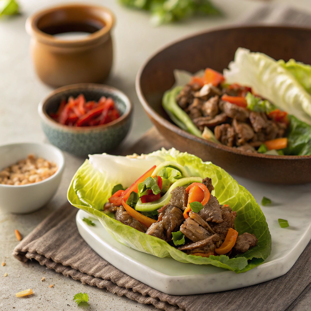 beef lettuce wraps recipe – low carb and flavorful image 1