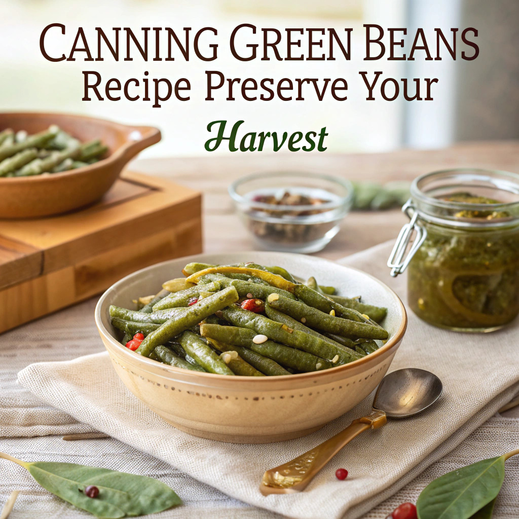 canning green beans recipe – preserve your harvest image 1