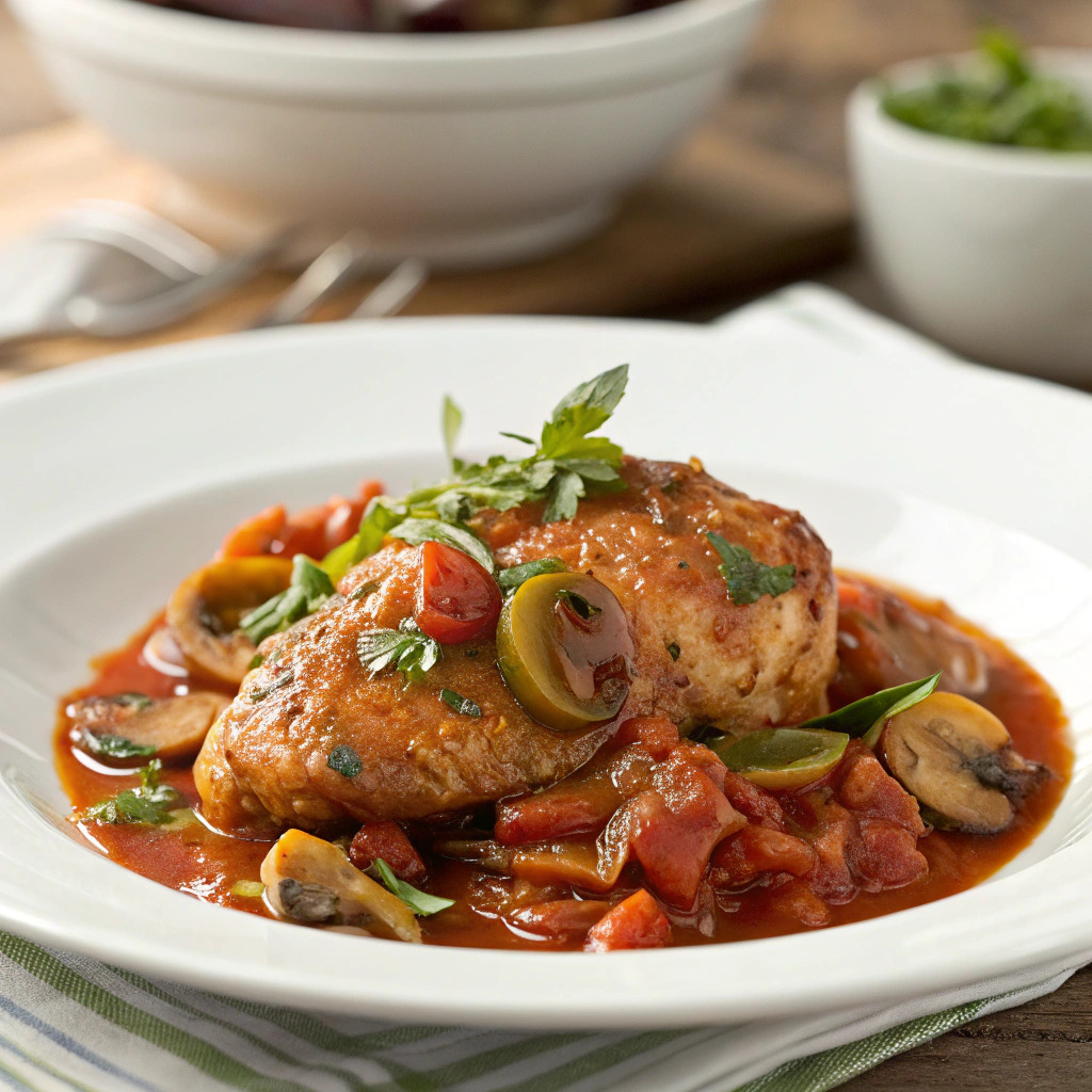 chicken cacciatore recipe – italian braised chicken image 1