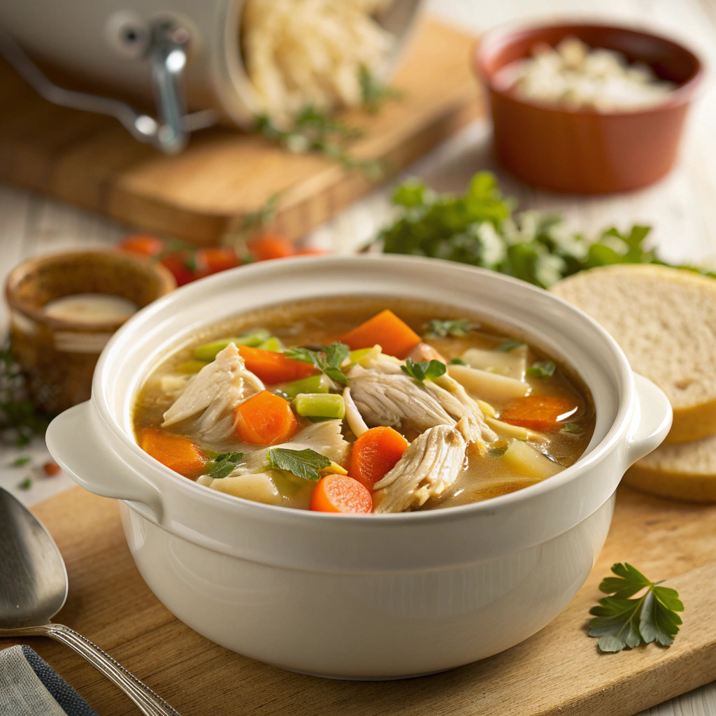 Chicken Soup Crockpot Recipe – Slow-Cooked Comfort chicken soup crockpot recipe – slow cooked comfort image 1