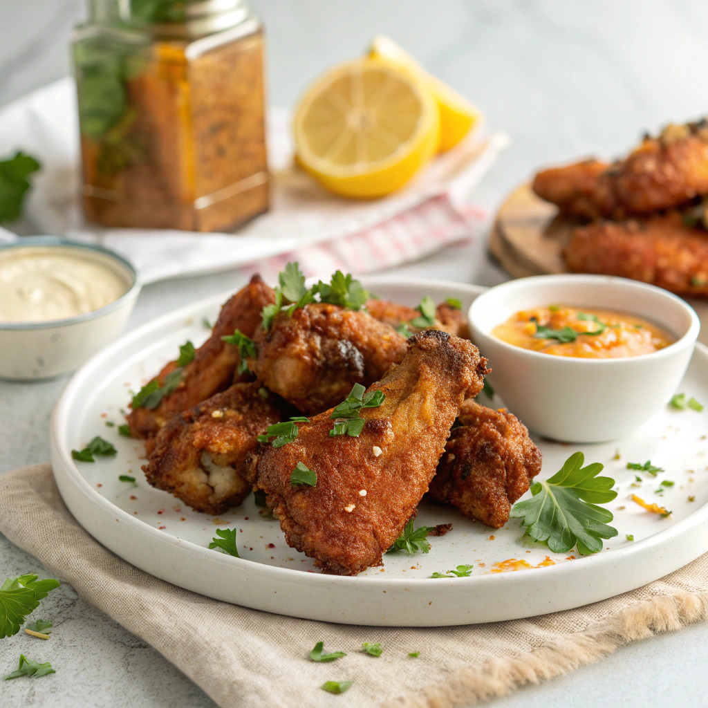 chicken wings air fryer recipe – crispy without deep frying image 1