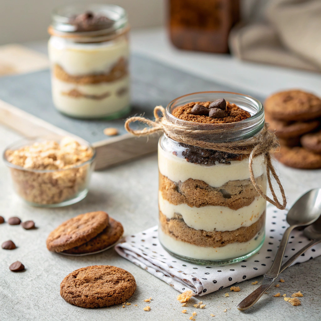 cookies in a jar recipe – layered gift idea image 1
