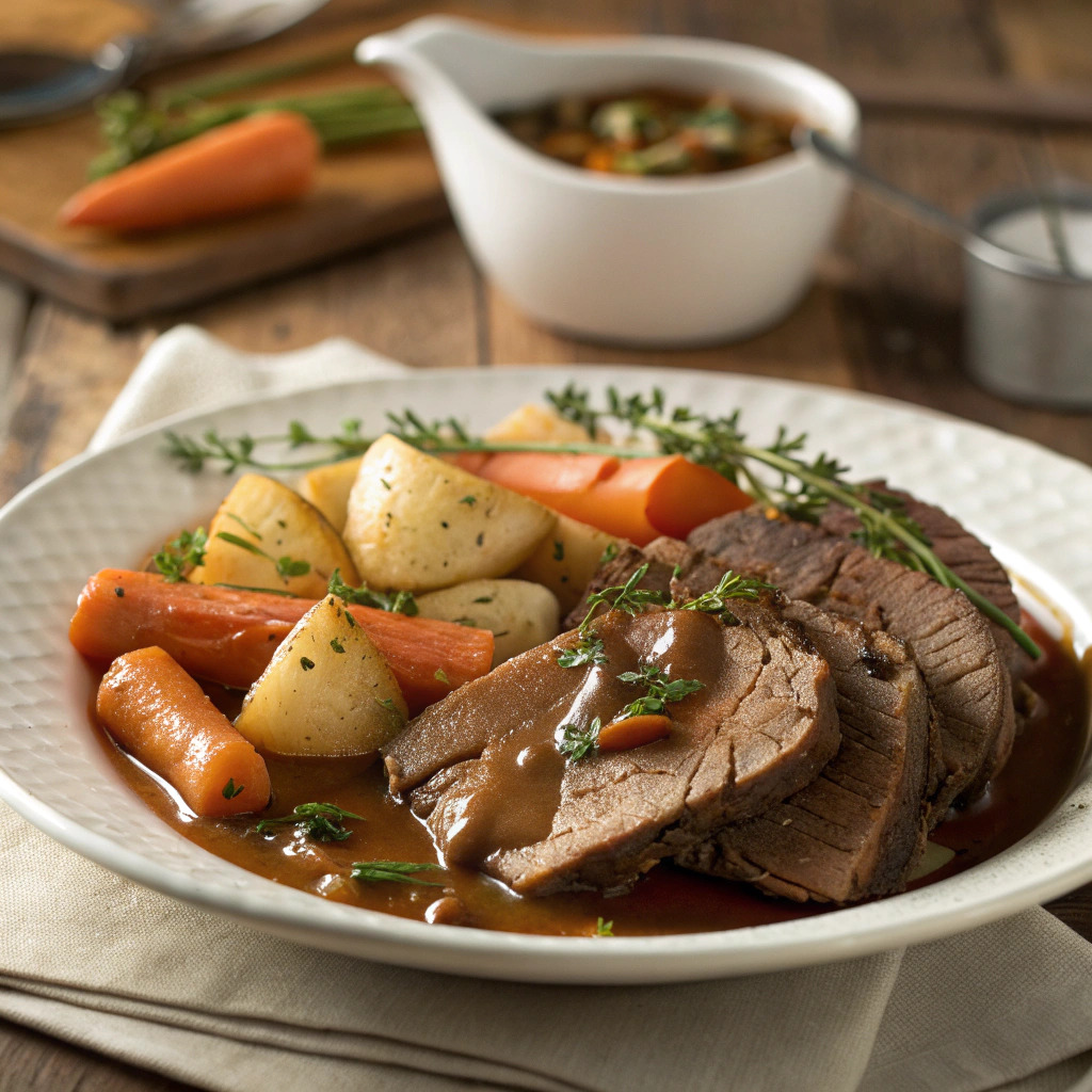 crock pot pot roast recipe – classic sunday dinner image 1
