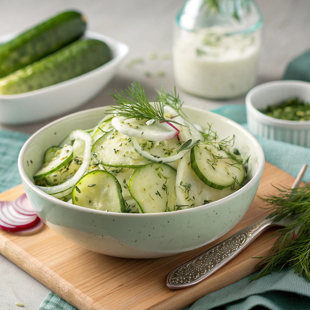 cucumber dill salad recipe – crisp and refreshing image 1
