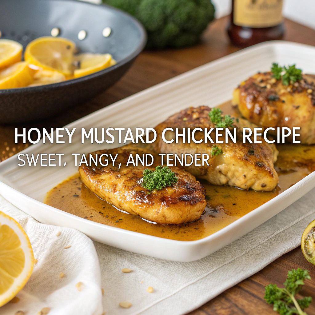 honey mustard chicken recipe – sweet, tangy, and tender image 1