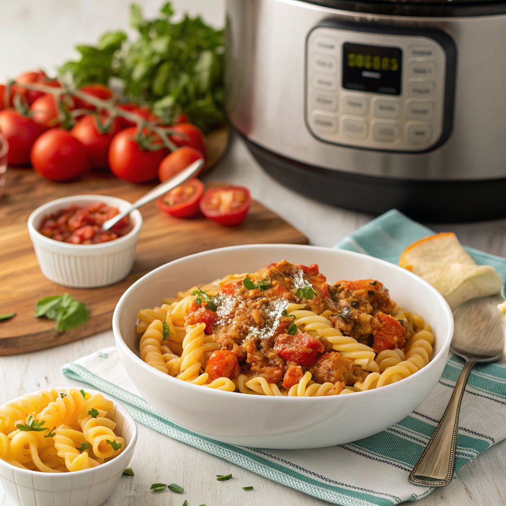 instant pot pasta recipe – one pot quick dinner image 1