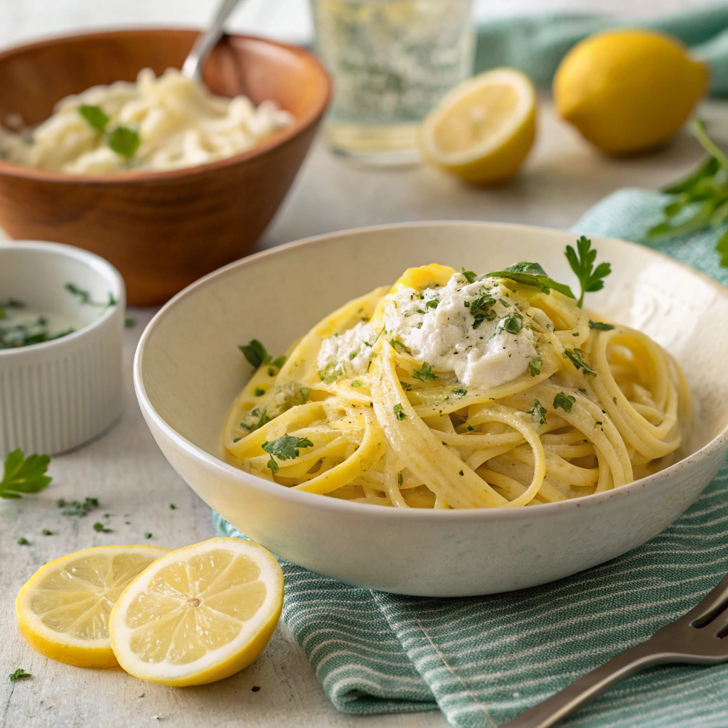 lemon ricotta pasta recipe – light, creamy, and fresh image 1