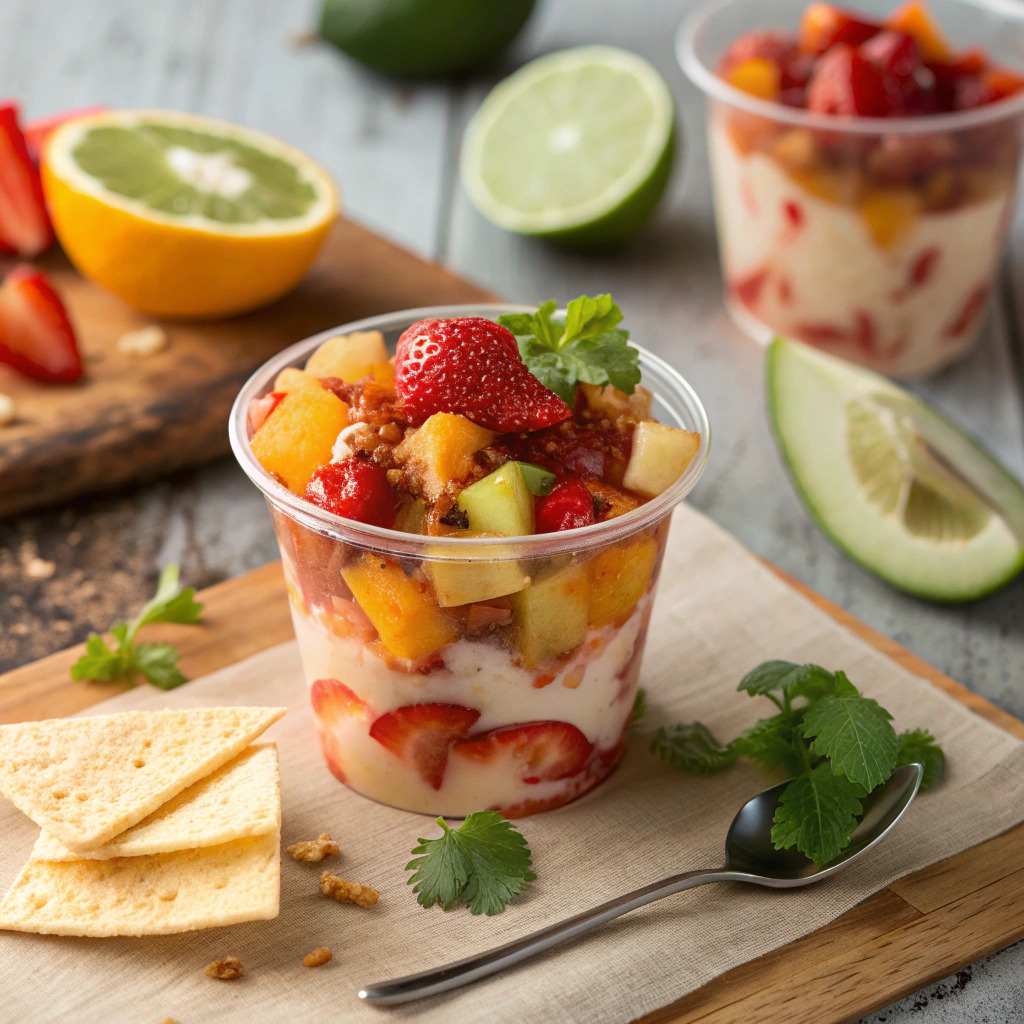 mexican fruit cups recipe – spicy and sweet street food image 1