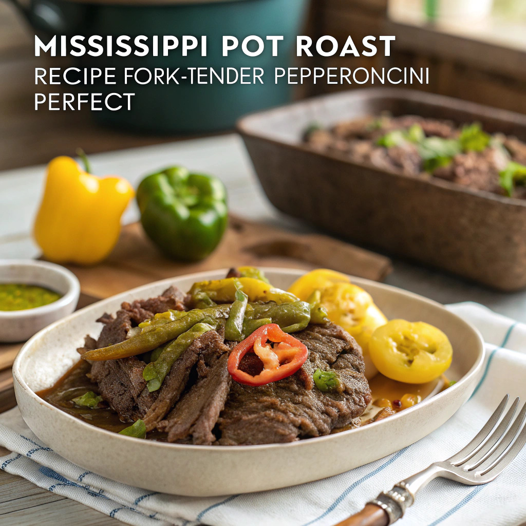 mississippi pot roast recipe – fork tender and pepperoncini perfect image 1