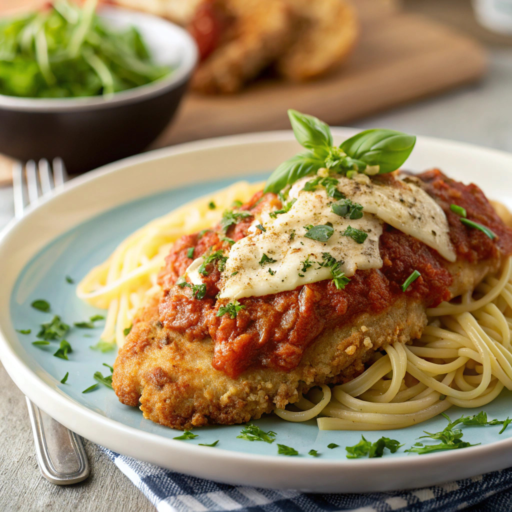 parmesan chicken recipe – crispy coated and baked to perfection image 1