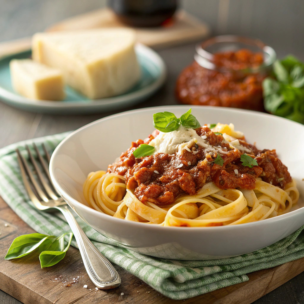 pasta bolognese recipe – rich meat sauce italian classic image 1