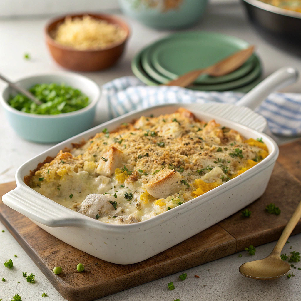 poppy seed chicken casserole recipe – creamy and crunchy image 1