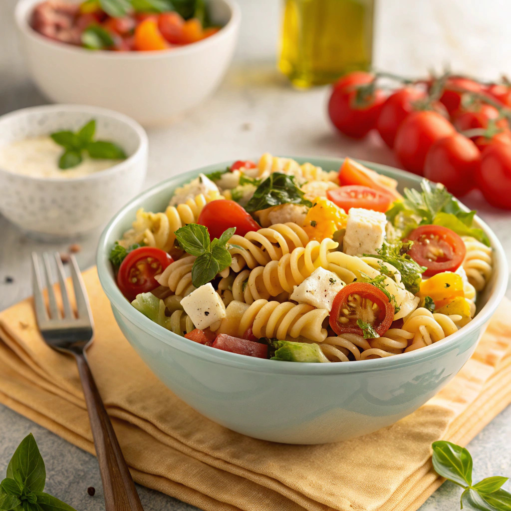 rotini pasta salad recipe – colorful and fresh image 1