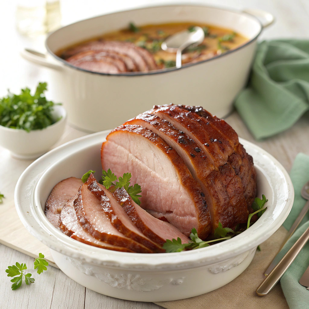 spiral ham in crockpot recipe – glazed and tender image 1
